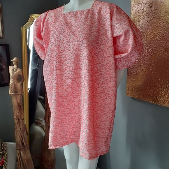 NWT Handmade Puff Sleeved Mini Dress - Picture 4 of 14